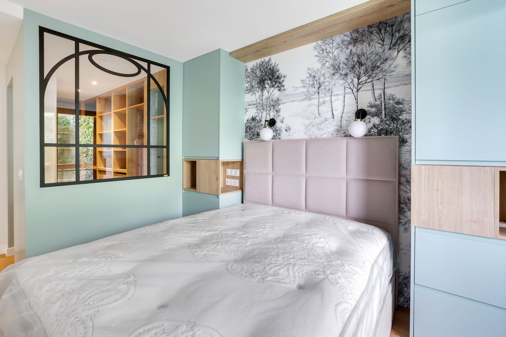 Chantier Effel - chambre avec dressing