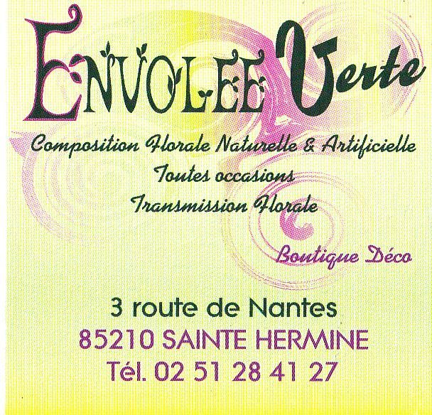 Envolée Verte fleuristes à Sainte Hermine
