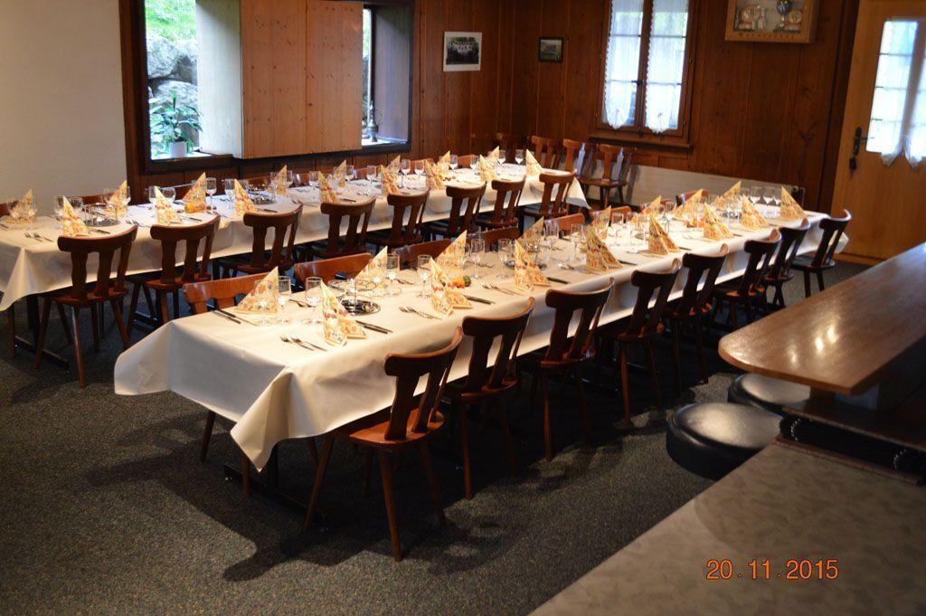 Innensaal | Restaurant zum Kreuz in Vechigen | Schweizer Küche