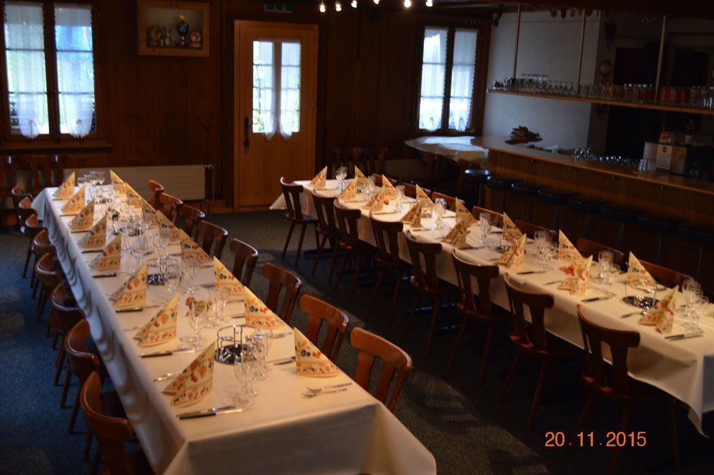 Geschlossene Gesellschaft | Restaurant zum Kreuz in Vechigen | Schweizer Küche