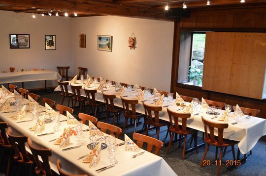 Saal | Restaurant zum Kreuz in Vechigen | Schweizer Küche