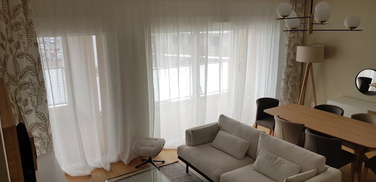 Voilage en lin wave et rideaux