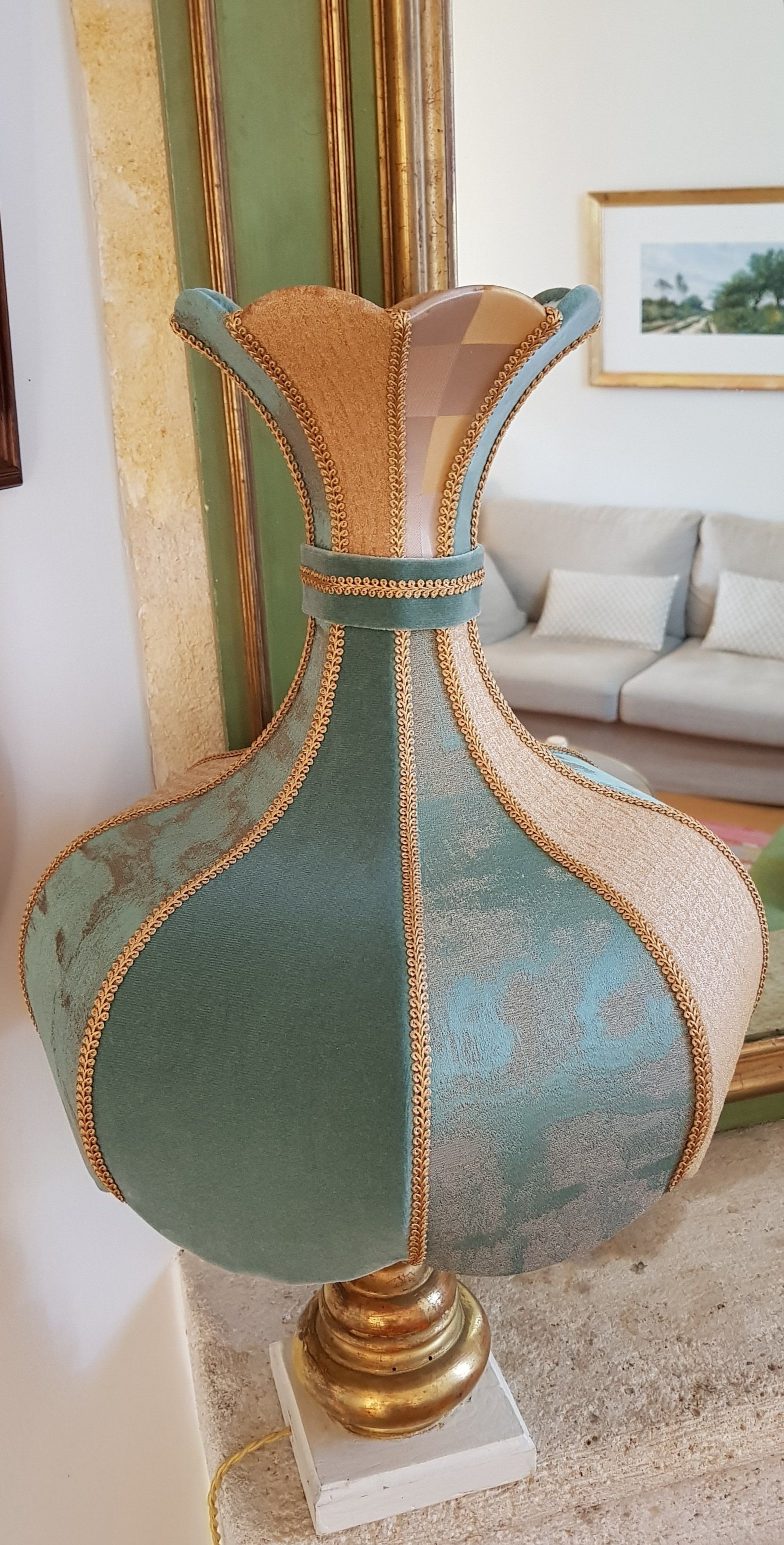 Abat-jour - tulipe & ottomane