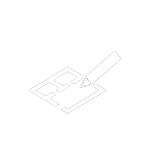 Dessin au crayon d'un plan d'étage.