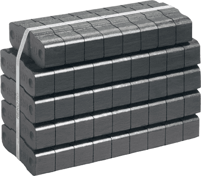 Stapel Briketts