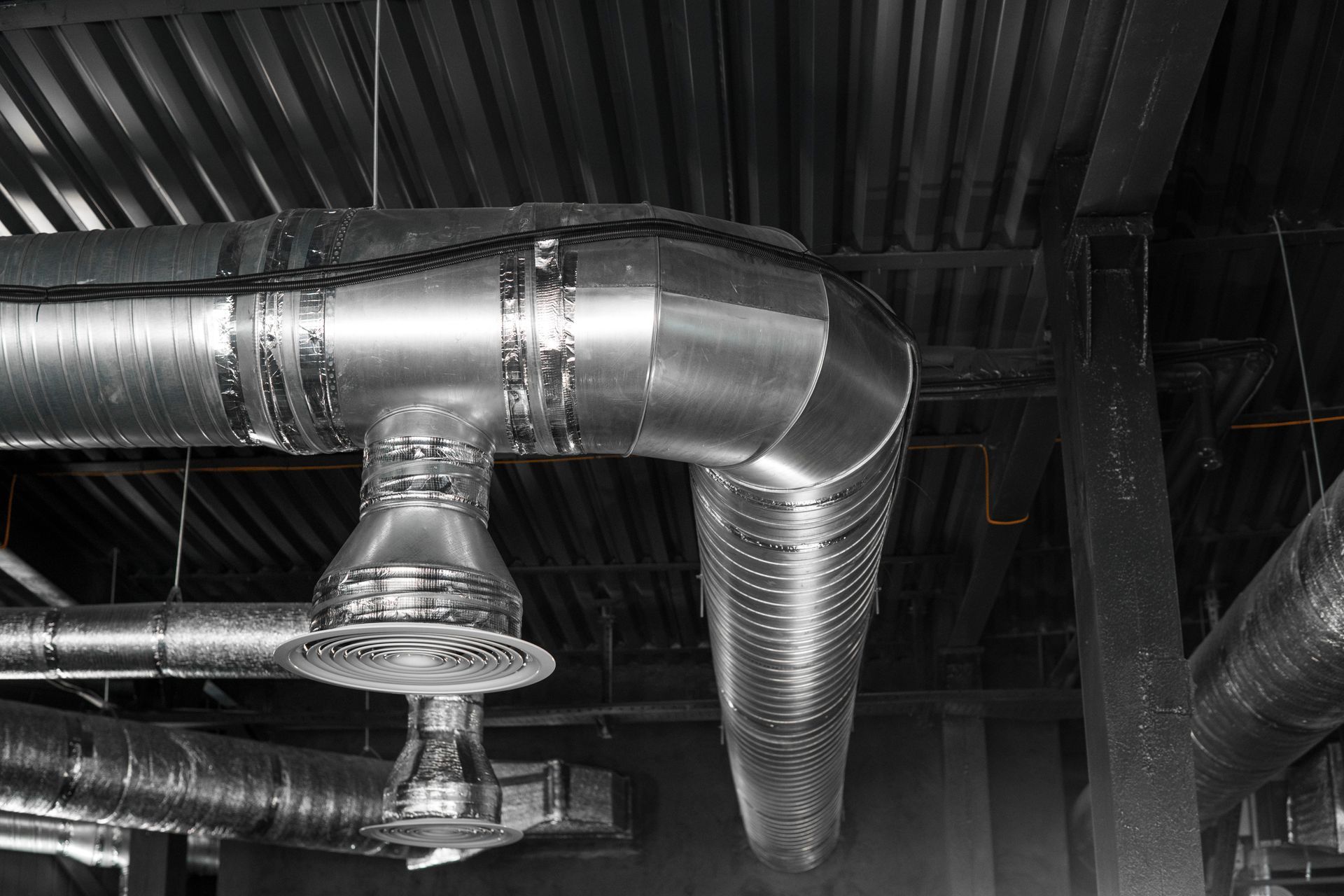 Des gaines de ventilation