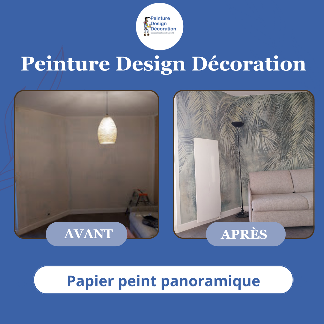 Papier peint panoramique.