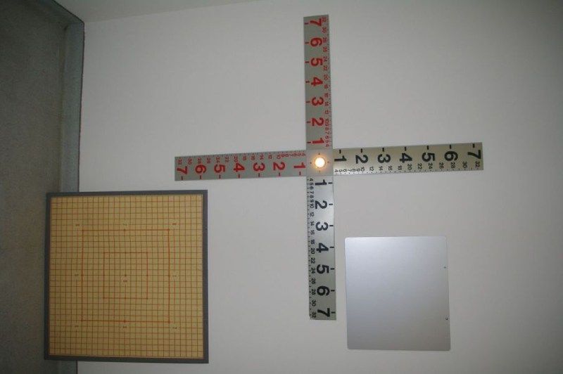 Un righello con i numeri da 1 a 7