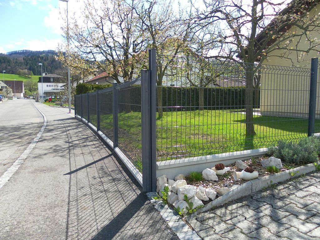 clôture panneau rigide