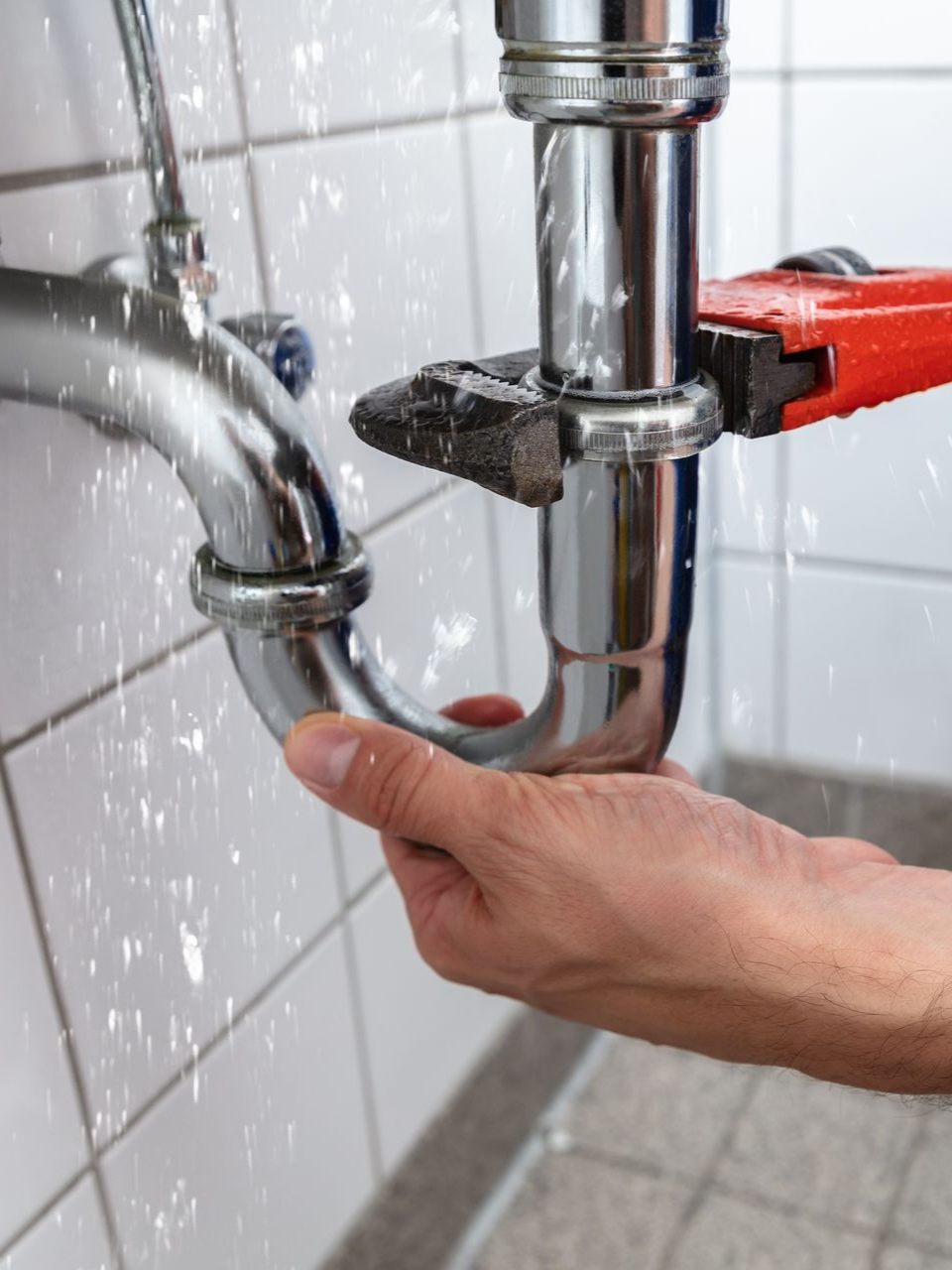 Réparation d'une fuite d'eau
