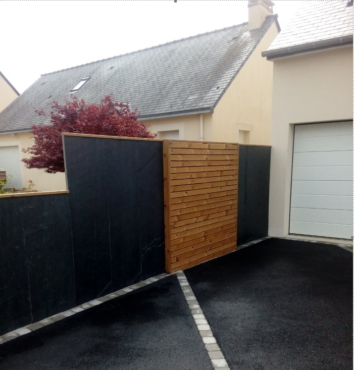 Installation de brise-vue