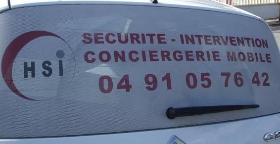 HSI - Surveillance gardiennage protection - véhicule de service