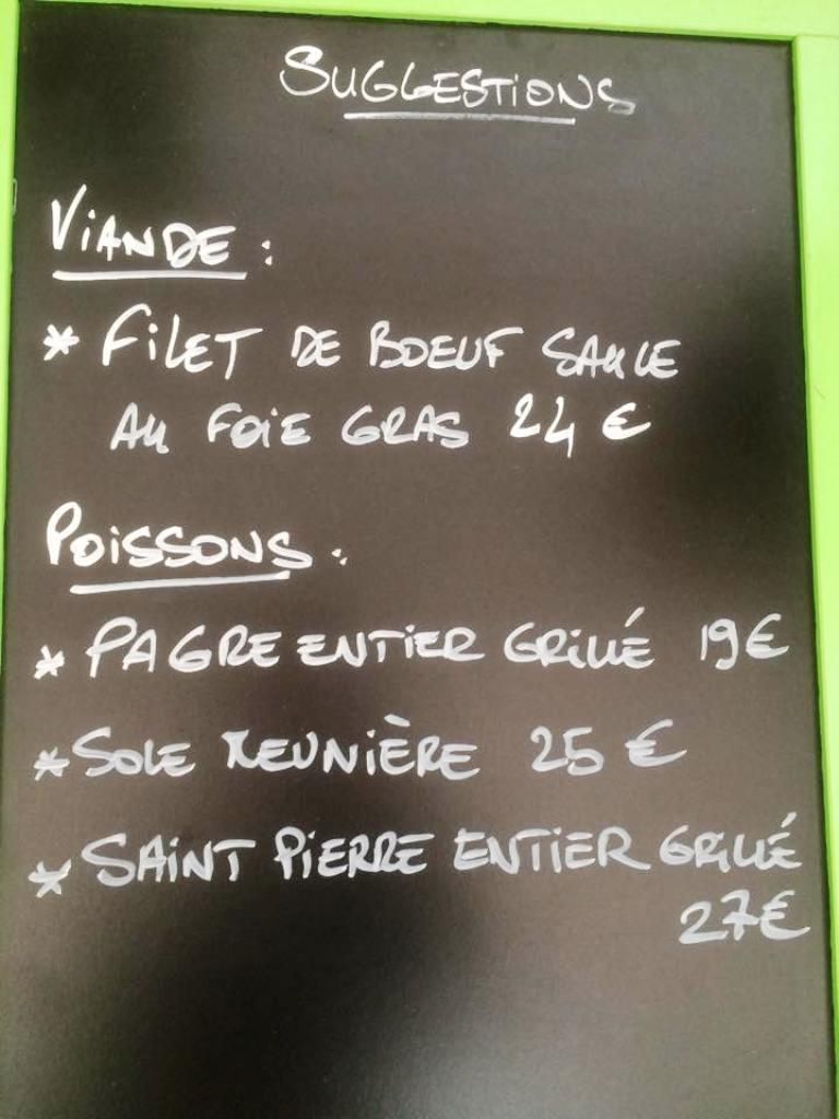 Le Kabanon Des Ecuries De L Aube Menu