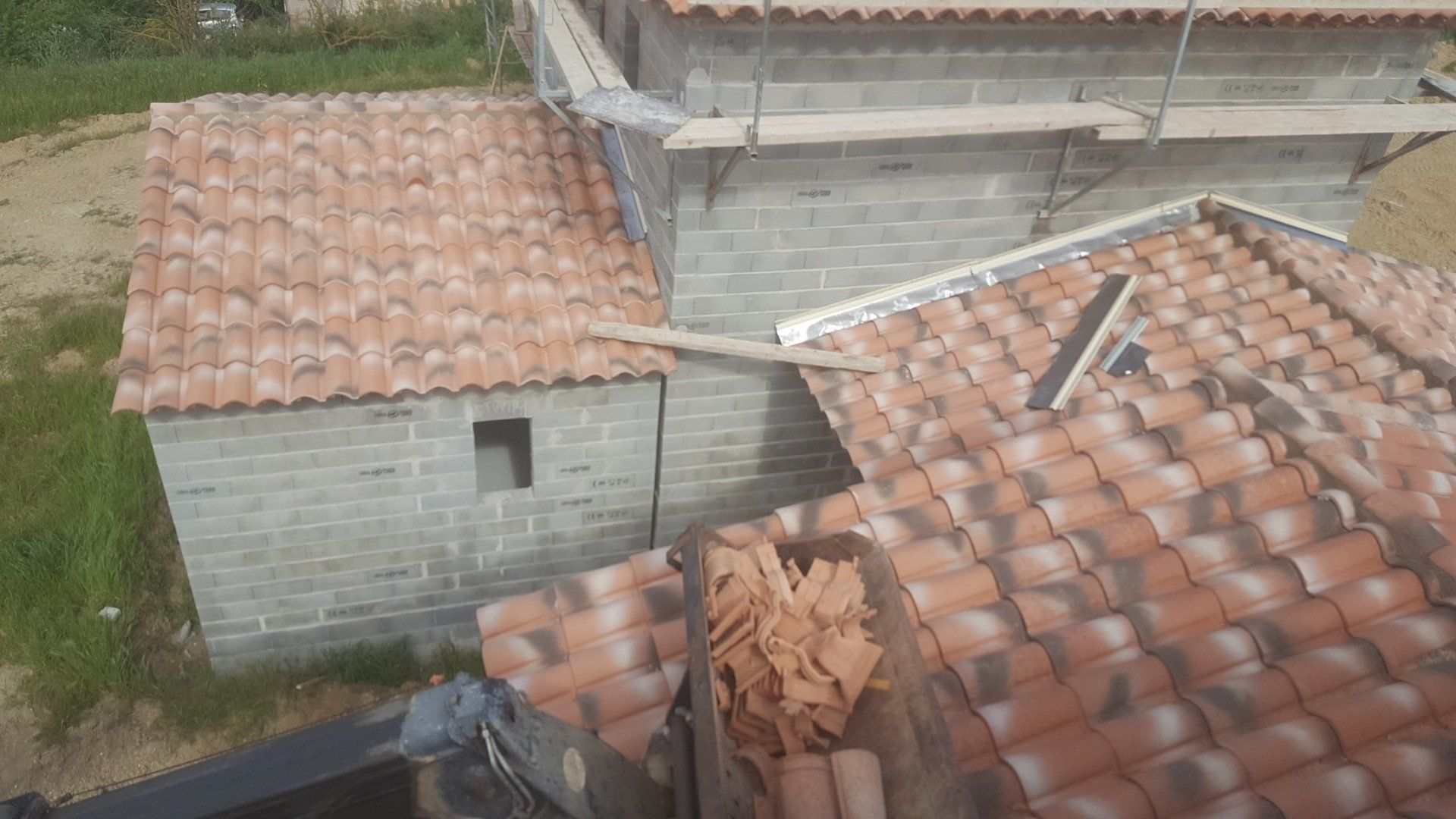 Bâtiments en construction