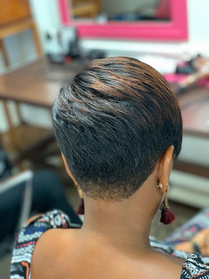 coupe femme dégradé