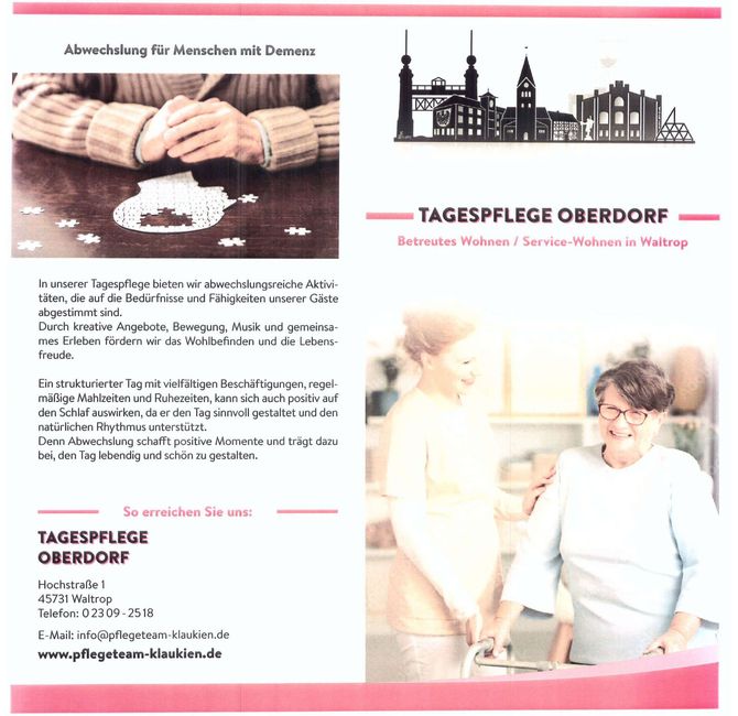 Flyer Tagespflege Oberdorf Seite 1