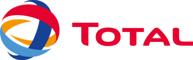 Logotipo completo con emblema circular multicolor y marca denominativa roja sobre fondo blanco.