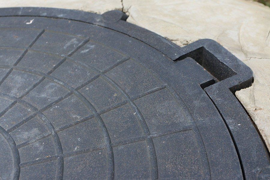 Couvercle fosse septique