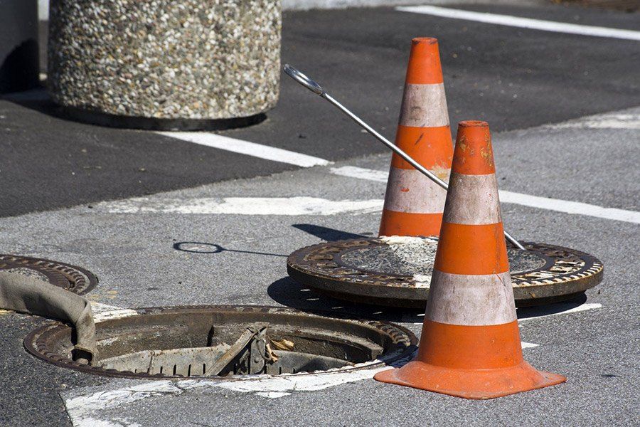 Travaux d'assainissement