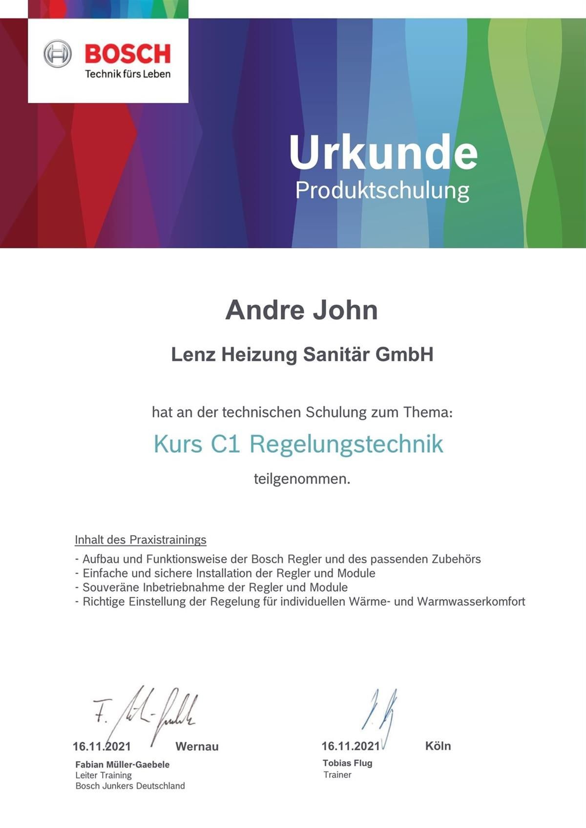 Es ist eine urkunde auf der andre john steht.