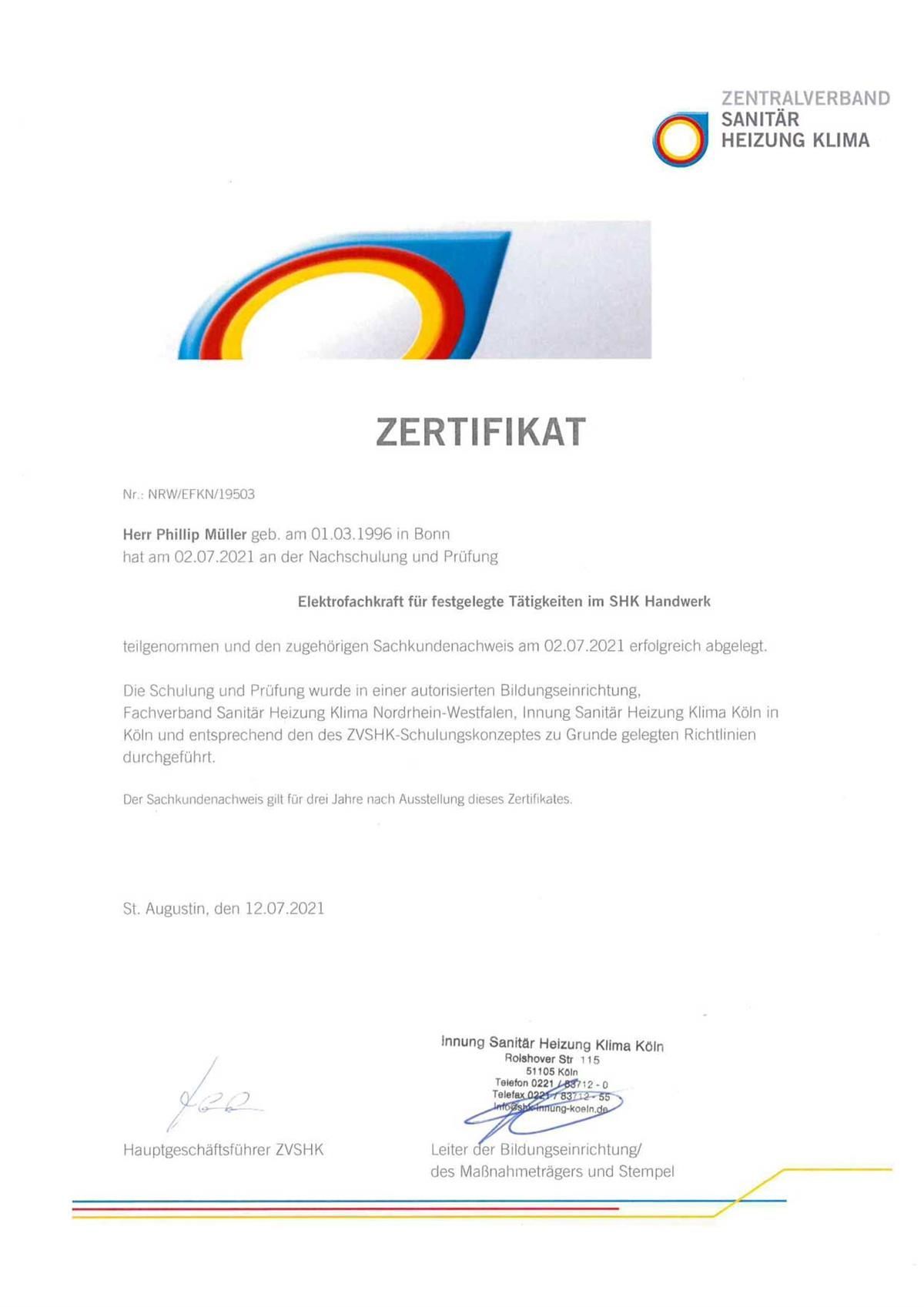 Eine Urkunde mit einem Regenbogen darauf befindet sich auf einem weißen Hintergrund.