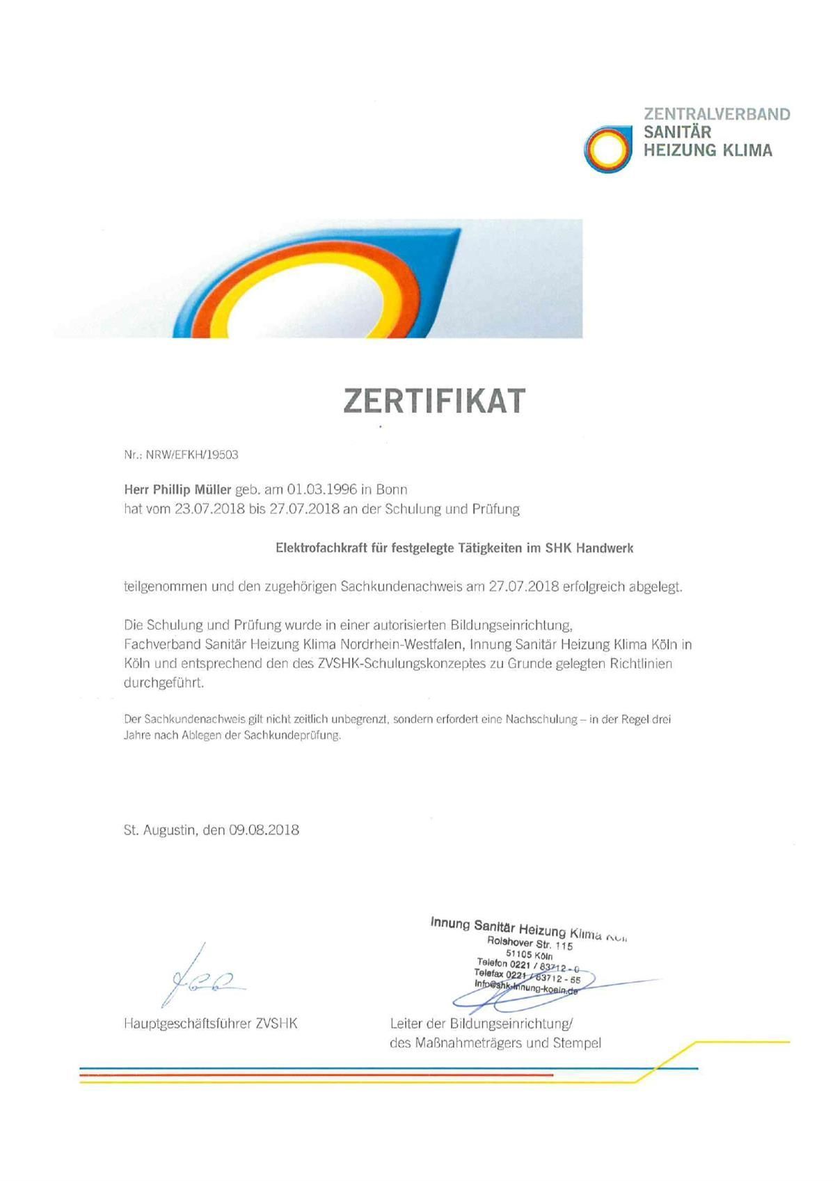 Eine Urkunde mit einem Regenbogen darauf befindet sich auf einem weißen Hintergrund.