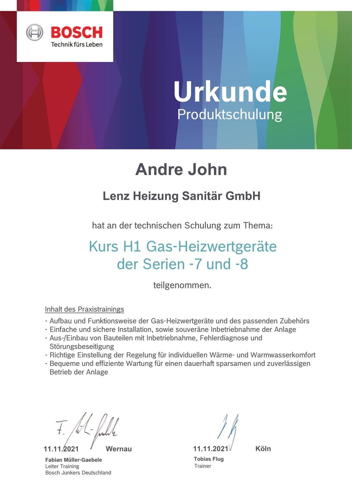 Es ist eine urkunde auf der andre john steht.