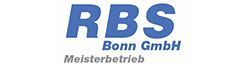 Ein blau-weißes Logo für die RBS Bonn GmbH