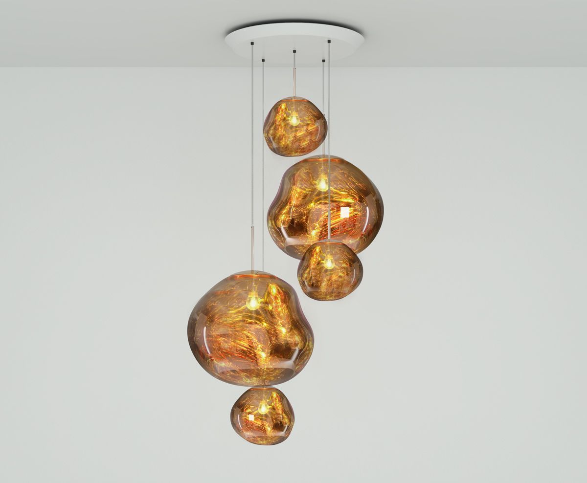 Suspension en forme de bulle claire