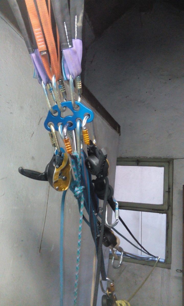 P. Meyer Haustechnik GmbH Spezialprojekte mit Seil Sicherheitstechnik