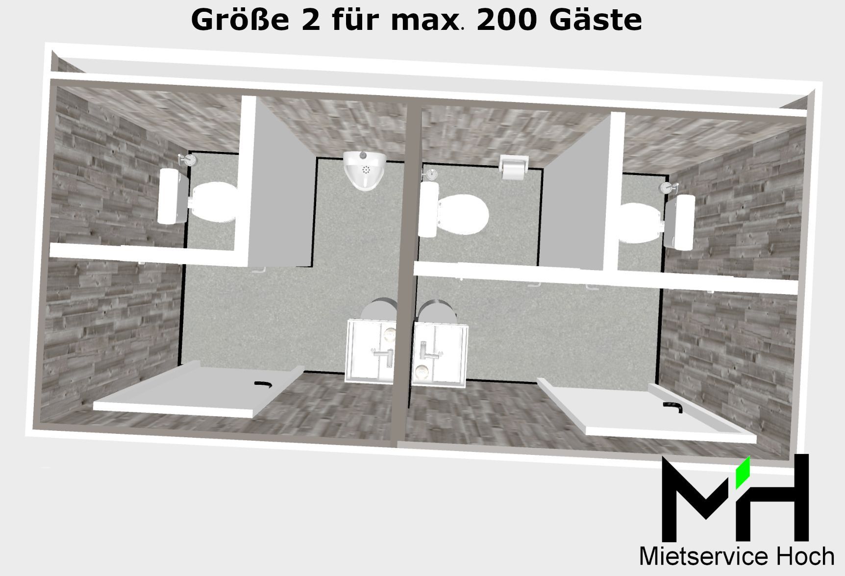 Grundriss Toilettenwagen Größe 2