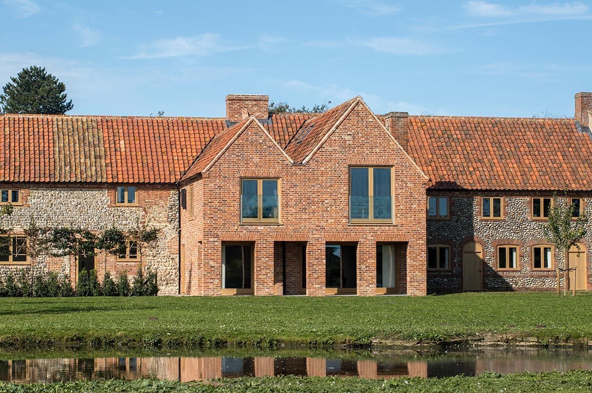 Agrandissement d'une maison en briques