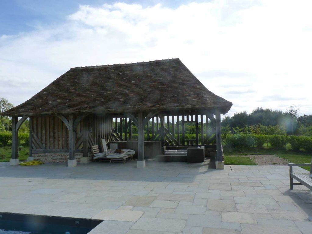 Couverture en tuiles anciennes