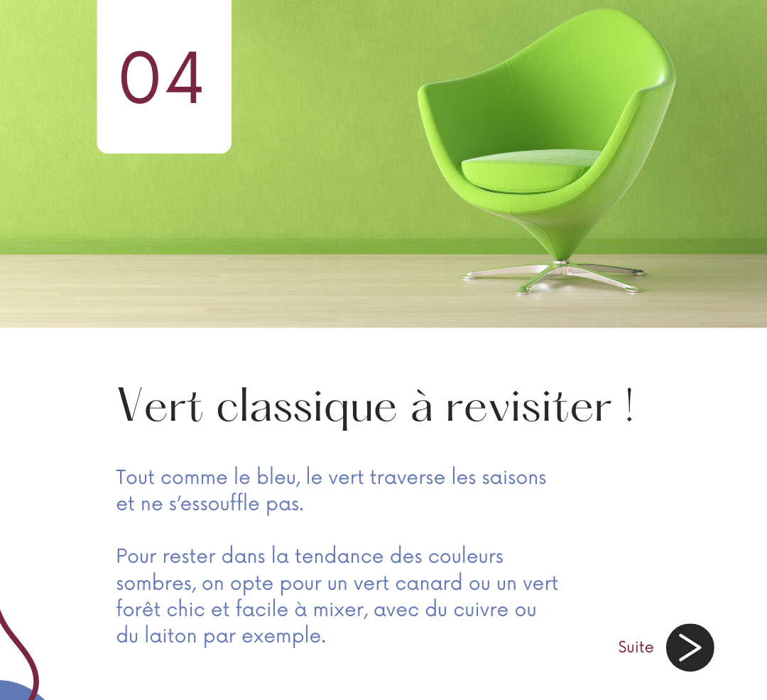 Peinture verte.