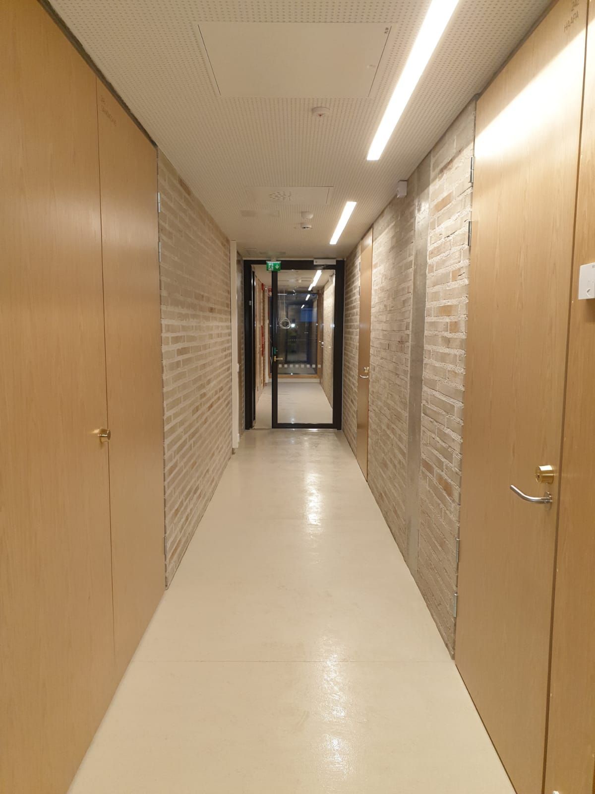 Saneerattu käytävä