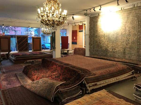 Ausgestellte Teppiche bei Orientteppich Ardjmand