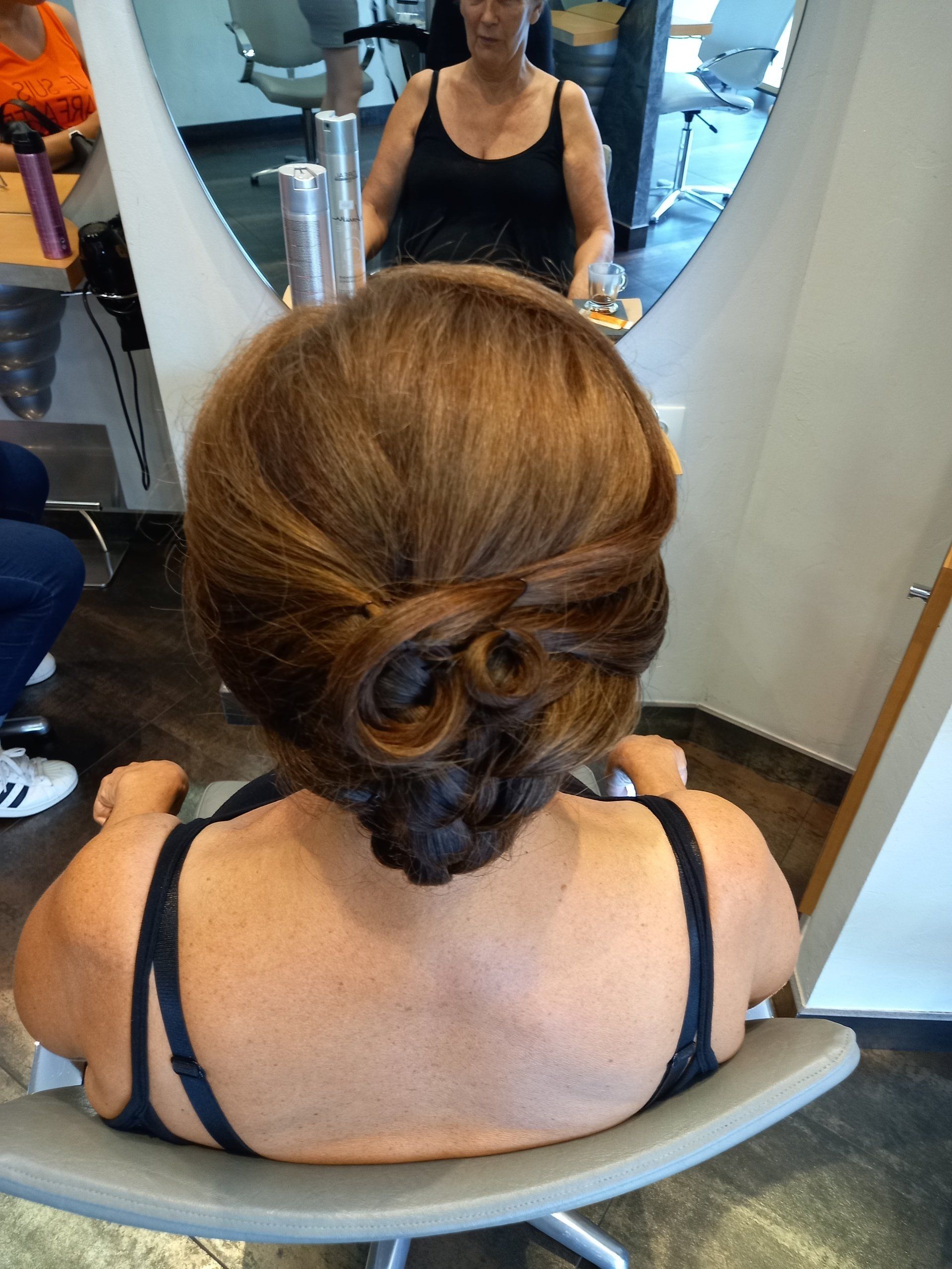 Chignon de dos