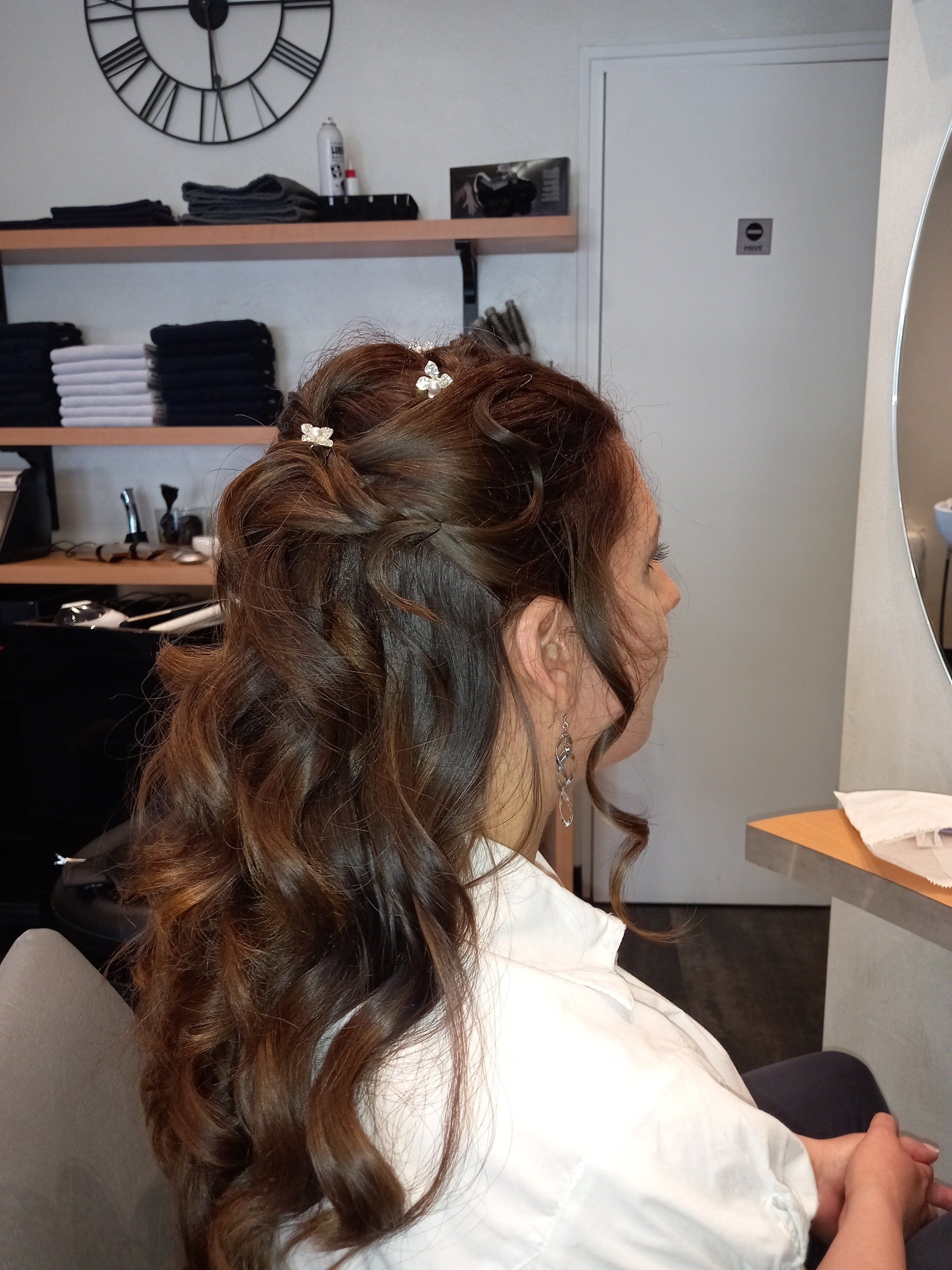 Coiffure pour un évènement