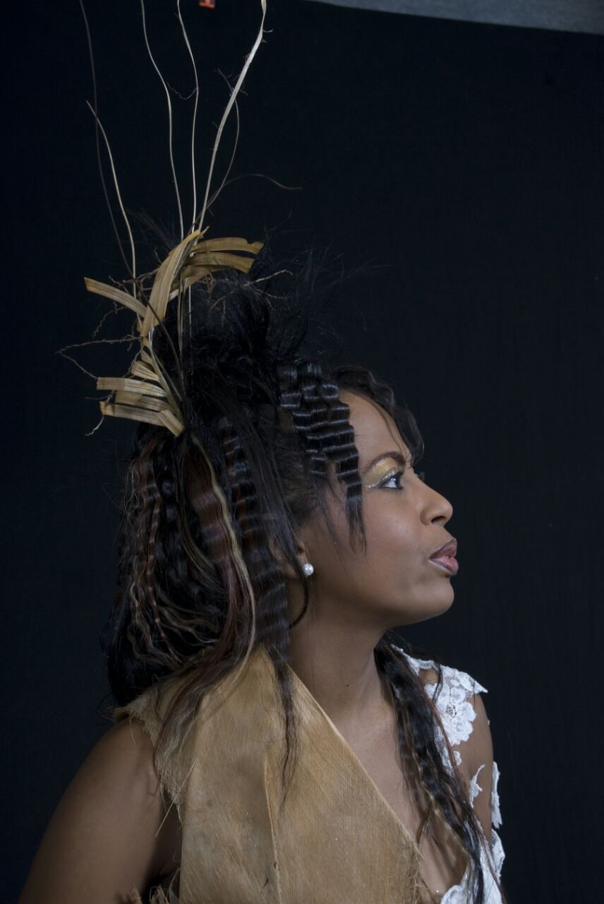 Coiffure travaillée