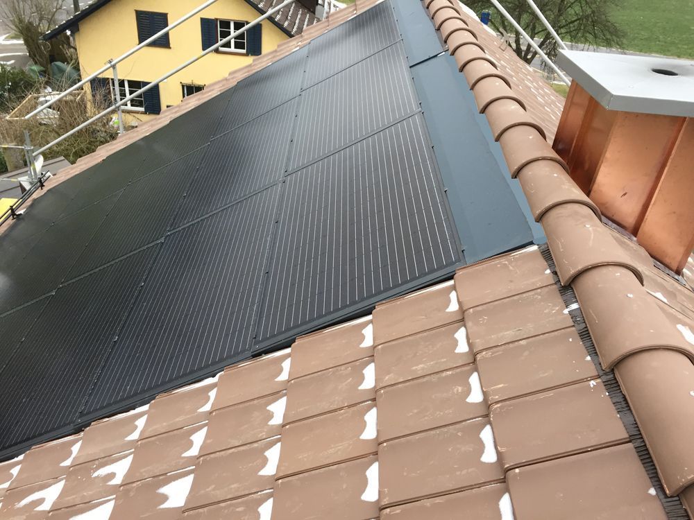 Solar - Wyss AG Spenglerei Flachdach Blitzschutz
