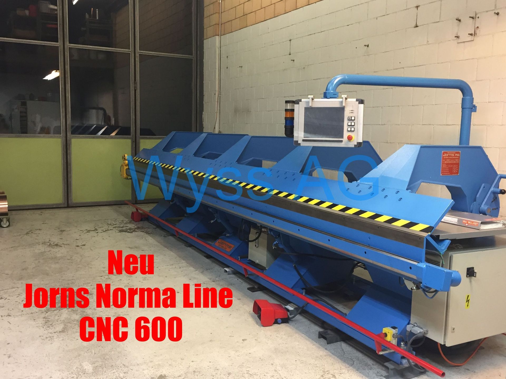 Eine Maschine, auf der das Wort Norma steht