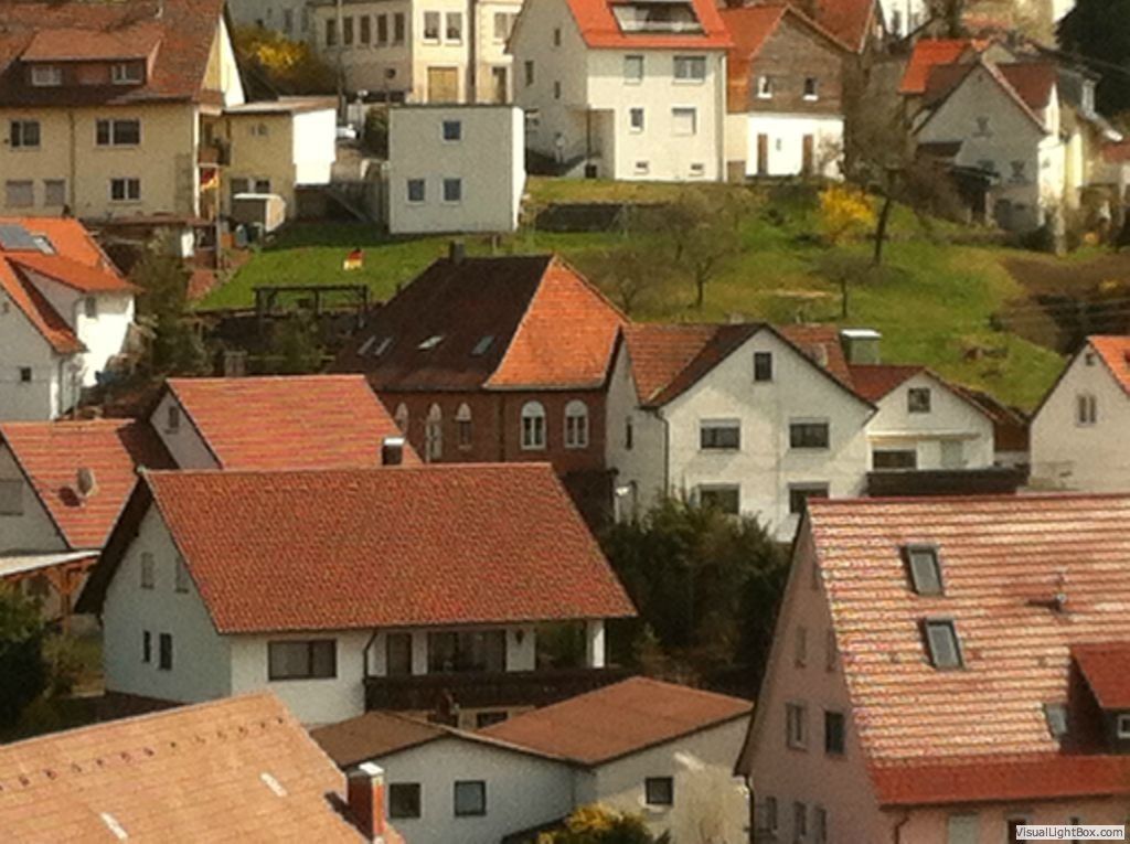 Blick auf Nachbarschaft