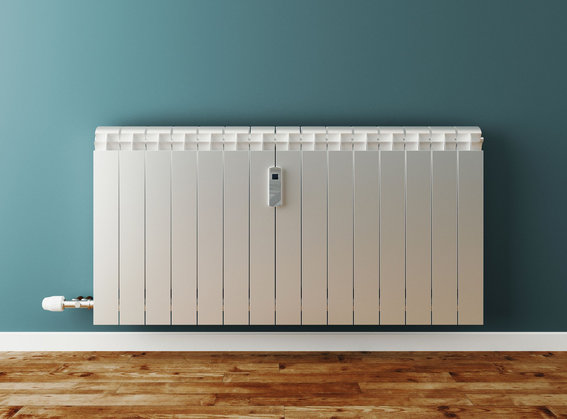 Radiateur mur vert