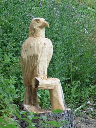 Sculpture en bois - RénovaBagnes