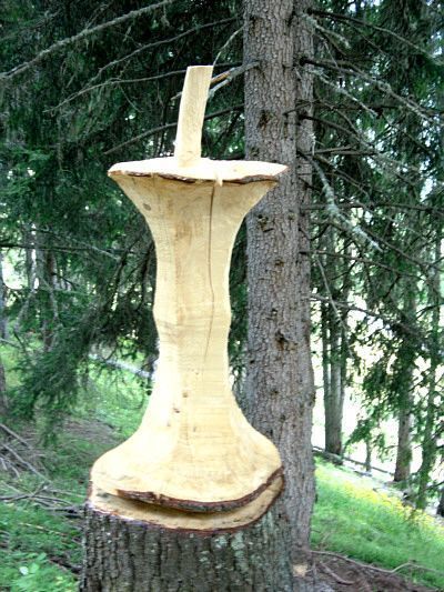Sculpture en bois - RénovaBagnes
