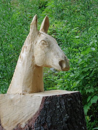 Sculpture en bois - RénovaBagnes