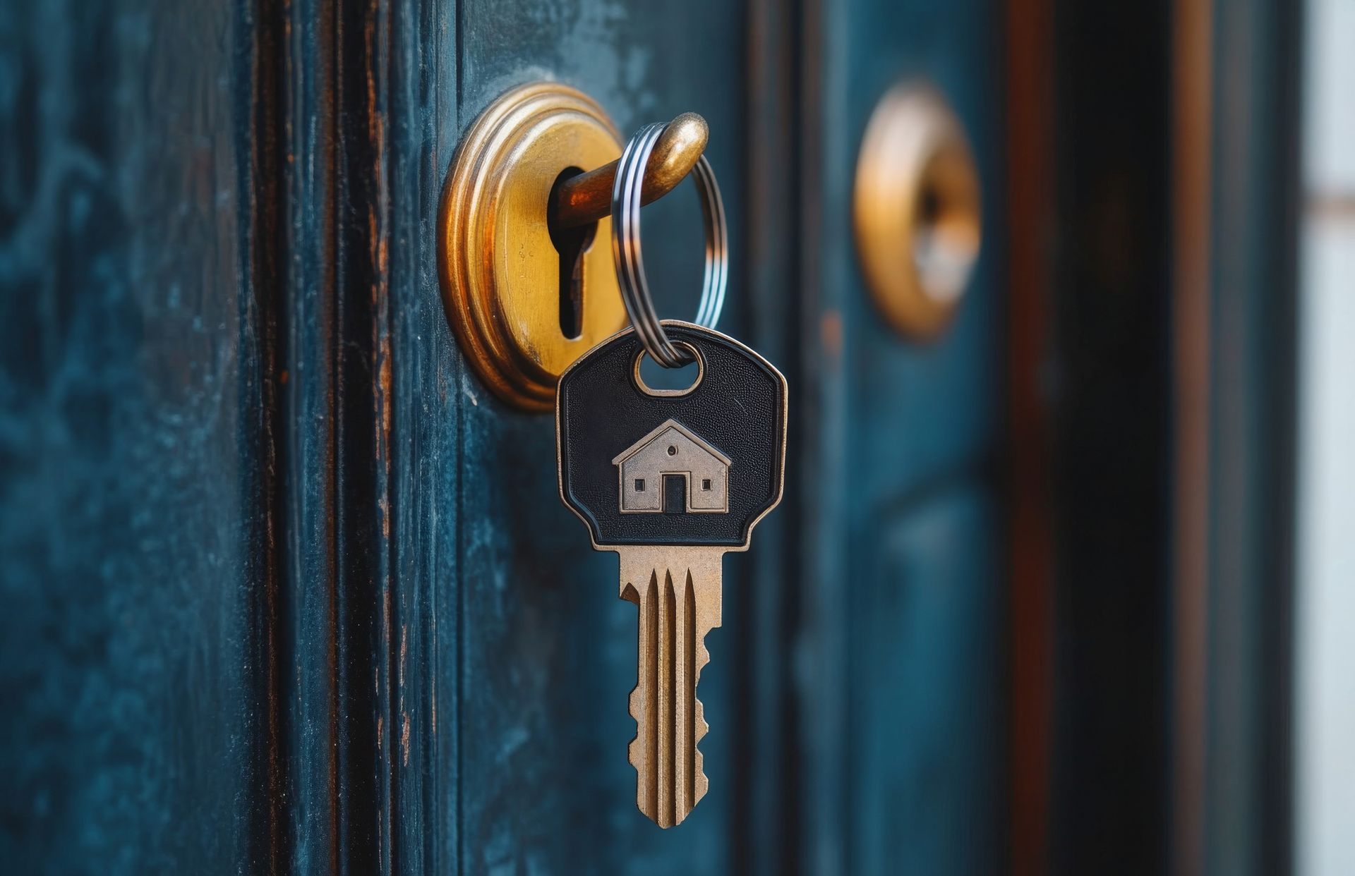 Un garaje vacío con una puerta de garaje abierta y una ventana