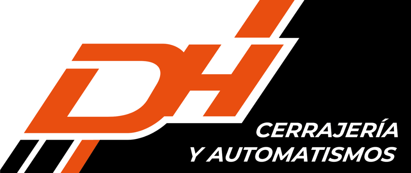 El logotipo de Dh es rojo y blanco sobre un fondo negro.