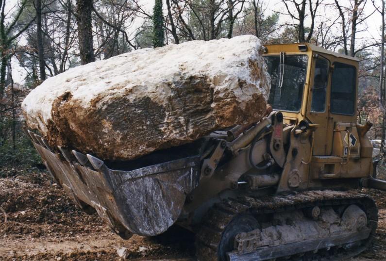 Exploitation carrière de pierre
