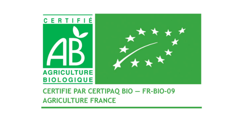 Logo certifié AB vert et blanc